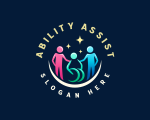 Handicap - Disability Family Support logo design