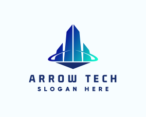 Cyber Tech Tower Building logo design