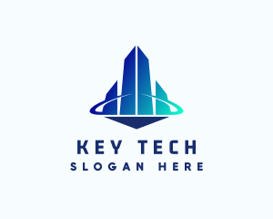 Cyber Tech Tower Building logo design