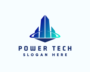 Cyber Tech Tower Building logo design