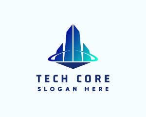 Cyber Tech Tower Building logo design