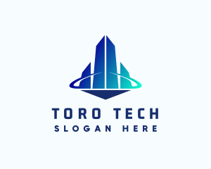 Cyber Tech Tower Building logo design