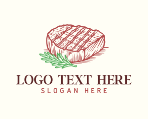 Beef - Beef Steak Barbeque logo design