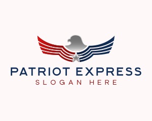 Eagle Wing Patriot logo design