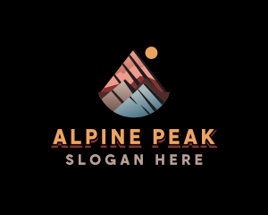 Alpine - Alpine Mountain Trekking logo design