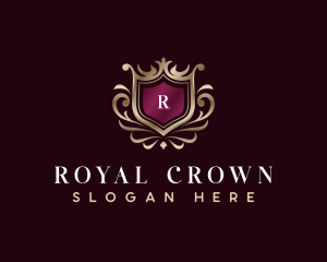 Stylist Crown Shield logo design