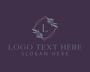 Beauty - Luxe Ornamental Leaf logo design