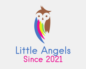 Shop - Owl Print Shop Mascot logo design