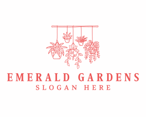 Landscaping Plants Botanical logo design