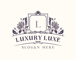 Luxury Floral Boutique logo design