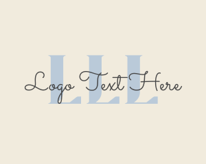 Handwriting - Elegant Beauty Cursive logo design