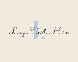 Elegant Beauty Cursive Logo