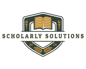 Scholar - Academic Library Education logo design