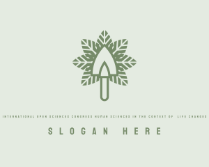 Produce - Nature Leaf Shovel logo design