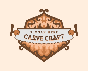 Carve Timber Woodwork logo design