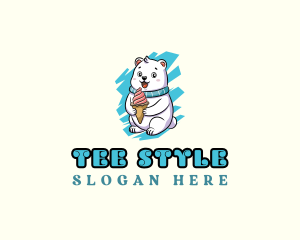 Polar Bear Ice Cream Logo