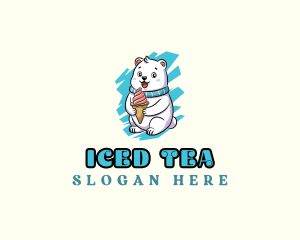 Polar Bear Ice Cream logo design