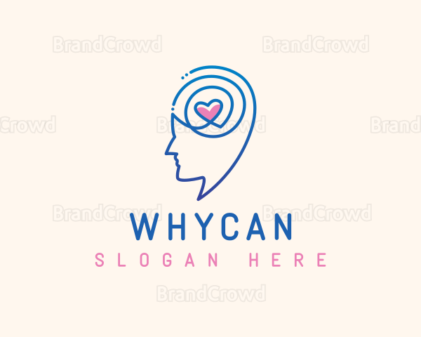 Mental Health Heart Brain Logo