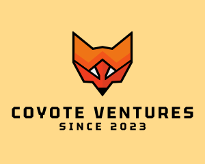 Coyote - Geometric Modern Fox logo design