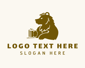 Pub - Brown Bear Brewery logo design