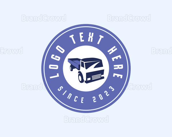 Truck Transport Mover Logo