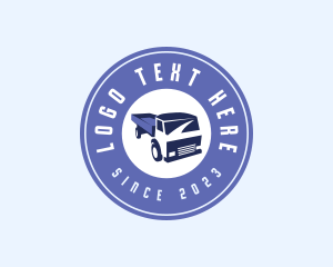 Truck Transport Mover logo design