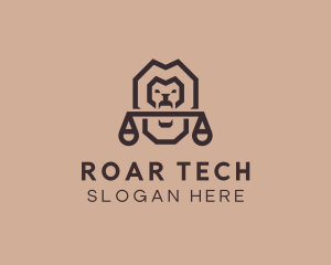 Roar - Lion Scale Law logo design