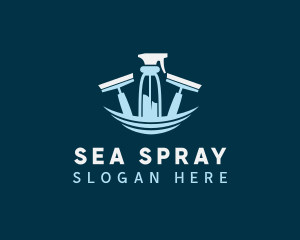 Housekeeping Sanitation Cleaner logo design