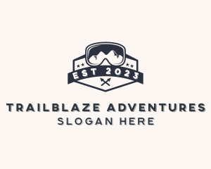 Hiking - Outdoor Hiking Goggles logo design