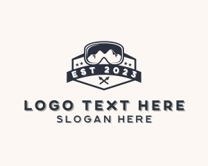 Outdoor Hiking Goggles Logo