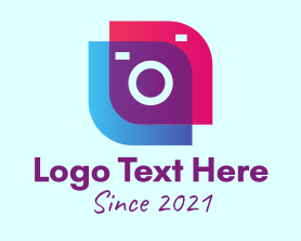 Camera - Vlogging Camera Lens logo design