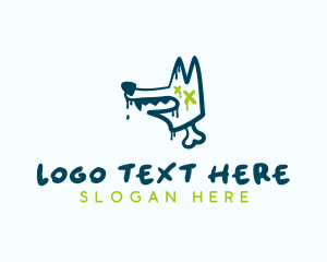 Dog Graffiti Nightclub logo design