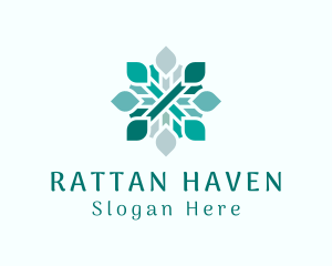 Rattan - Artisanal Textile Fabric logo design