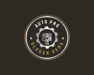 Auto - Piston Auto Engine logo design