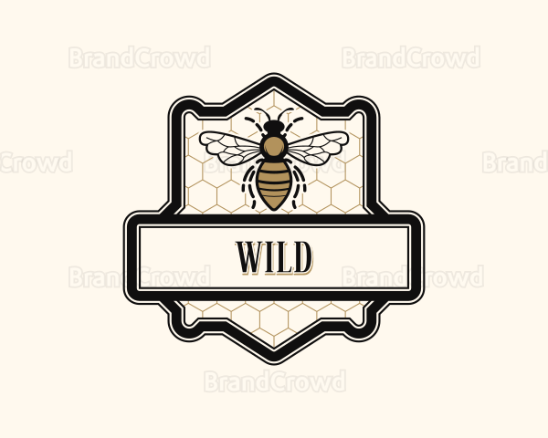 Honeycomb Bee Apothecary Logo