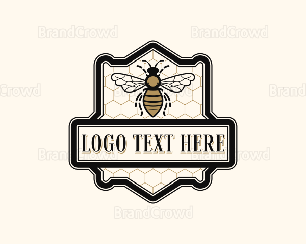 Honeycomb Bee Apothecary Logo