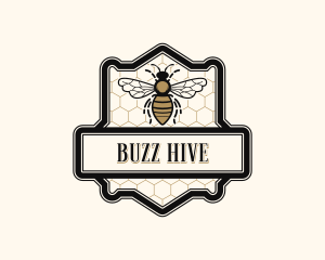 Bee - Honeycomb Bee Apothecary logo design