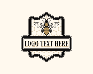 Beekeeper - Honeycomb Bee Apothecary logo design