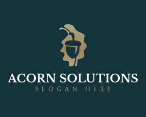 Acorn - Acorn Oak Leaf logo design