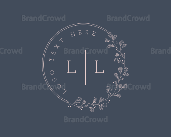Floral Wedding Organizer Logo