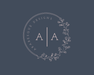 Floral Wedding Organizer logo design