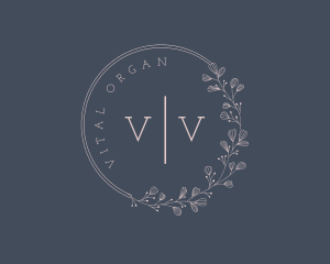 Floral Wedding Organizer logo design