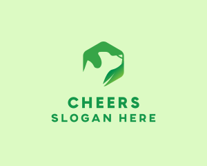 Green Leaf Dog logo design