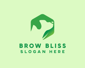 Green Pet Dog logo design