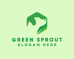 Green Pet Dog logo design