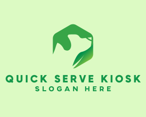 Green Pet Dog logo design