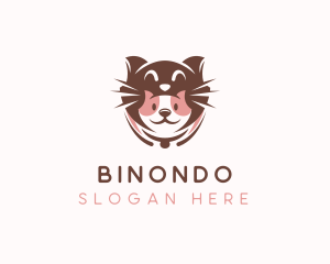 Siamese - Cat Puppy Pet Care logo design