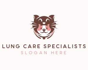 Cat Puppy Pet Care logo design