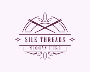 Needle Seamstress Alteration logo design