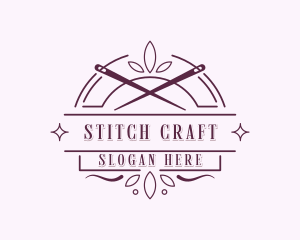 Needle Seamstress Alteration logo design